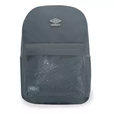 Mochila Umbro® Porta Laptop Hasta 15 Inch Casual Urbana Color Gris