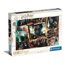 Puzzl Harry Potter La Batalla De Hogwarts 1500 Pz Clementoni