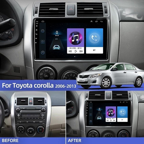Coche Estreo Android Para Toyota Corolla 2006-2013 Carplay Foto 2