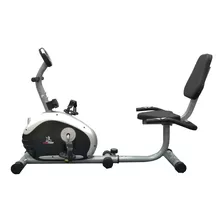 Bicicleta Mag Recumbent C/respaldo World Fitness 2501r Color Gris/plata/naranja/negro