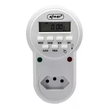 Temporizador Digital Knup Timer Tomada 110 / 220 10a 2200w 