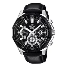 Reloj Casio Edifice Cronógrafo Efr 554l 1av Genuino Black