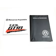 Manual Proprietário Vw Gol Gt 1984 + Capa + Adesivo Brinde