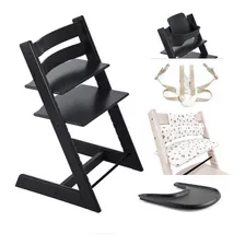 Stokke Tripp Trapp Babyset Cojin Arnes Y Tray - Negro