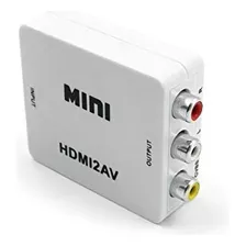 Mini Conversor Adaptador Hdmi Pr 2av Rca Vídeo Áudio Usb Tp