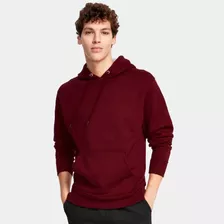 Polera Sudadera 100% Algodón Franela Rojo