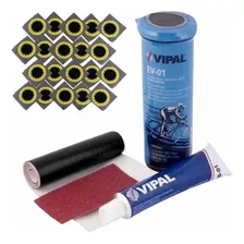 Kit Remendo Reparo Vipal Camara Ar Bike + 20 Remendo Estrela