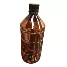 Botella Pet Ambar 1 Lt Súper Resistente C/tapax 10u