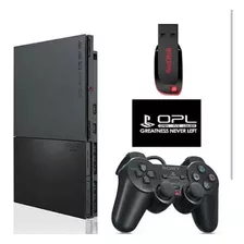 Playstation 2 Com Opl Drive 32 Gigas+ 01 Controle 