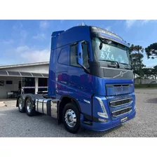 Volvo Fh 540 Cab. Globetrotter 6x4 Ano 2022/22 Azul Susp. Ar