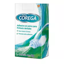 Corega Ultra Adhesivo Para Prótesis Dentales Polvo 22g