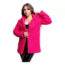 Casaco De Frio Feminino Sobretudo Jaqueta Teddy Pelinho