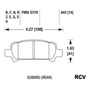 Balatas Disco  Trasera Para Subaru Baja   2005