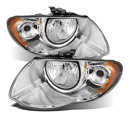 Foto de Acanii - Faros Delanteros Cromados Para Chrysler Town \u0026 Coun