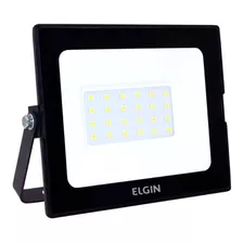 Refletor Projetor Uso Externo Elgin Led 6.500k Bivolt 30w Cor Da Carcaça Preto Cor Da Luz Branco-frio 110v/220v