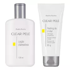 Loção Clareadora Facial + Peeling Clear Pele - Abelha Rainha Momento De Aplicação Noite Tipo De Pele Todo Tipo De Pele