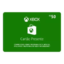 Gift Card Xbox Microsoft: 50 Reais - Código Digital Gamer