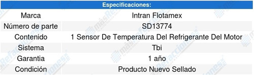 Sensor Refrigerante Cts Infiniti M30 3.0l V6 90/92 Intran Foto 3