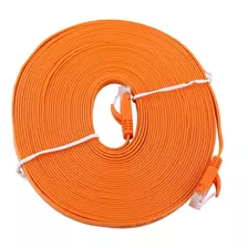 Cable Lan Plano De Red Ethernet Rj45 Cat6 De 10 M Con Ruta D