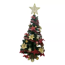 Árbol De Navidad Kit 27 Piezas Armado Completo 50 Cm