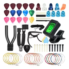 Kit De Accesorios Para Guitarra Acustica Cuerda Ukelele Bajo