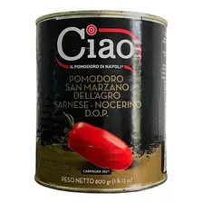 Molho De Tomate Pelato Ciao San Marzano D.o.p. 800 Gr C/ Nf