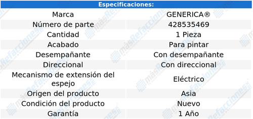 Espejo Retrovisor Lateral Suzuki S-cross 2013-2020 Electrico Foto 2