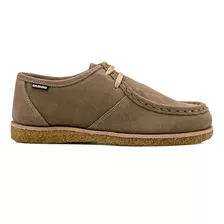 Sapato Camurça London Cacareco Casual Masculino Sola Crepe.