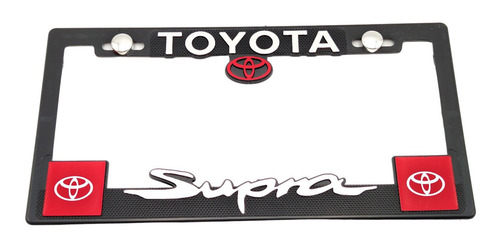 Porta Placas Auto Camioneta Toyota Cubre Pijas Supra Marcos  Foto 2