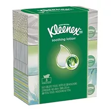 Kleenex Loción Tejido Facial, 120 Conde, (3 Pack).