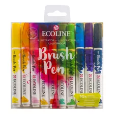 Brush Pen Set De 10, Illustrator Colors (11509807)