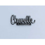 Emblema Chevelle Auto Clasico Manuscrito Cromo Chevrolet