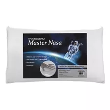 Travesseiro Master Comfort Master Nasa Beauty And Comfort Tradicional 58cm X 10cm Cor Branco