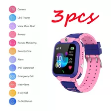 1.44 Smartwatch Em C/localizador Lbs/chamada Sos P/crianças3