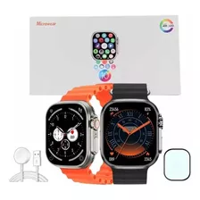 Smartwatch W69+ Plus Series 10 Tela Amoled 49mm Microwar 2gb