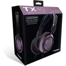 Audifonos Tx40 Universales Voltedge Purpuras (en D3 Gamers)