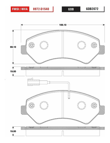 Balatas Bajos Metales Del Trw Fiat Ducato 18 - 19 Foto 2