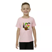 Camiseta Infantil Turma Do Chaves Camisa Desenho Menino
