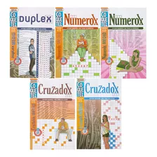 Coletânea Coquetel Kit Duplex Numerox Cruzadox 5 Livros