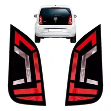 Aplique Adesivo Lanterna Vw Up Tsi Mpi Mascara Negra Toy