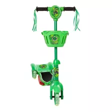 Brinquedo Patinete Infantil Hulk 3 Rodas Com Luz E Som