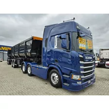 Scania R 540 6x4 Retarder Ano 22 Bug Leve + Rodocaçamba 21 