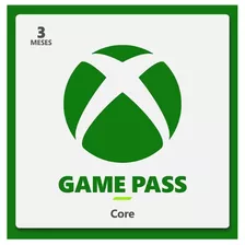 Cartão Xbox Game Pass Core 3 Meses Código Digital - Oficial