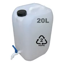 Bidón Para Agua 20l C/llave 1/2