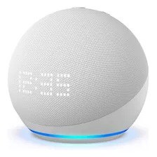 Parlante Amazon Alexa Echo Dot 5ta Gen Con Reloj - White