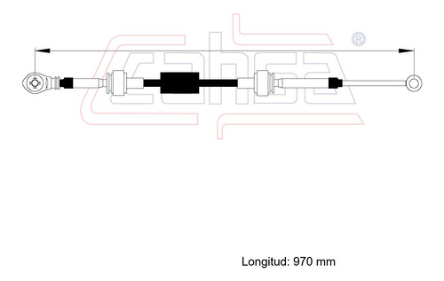 Cable Transversal De Velocidades Para Daewoo Matiz 1.0l 2005 Foto 2