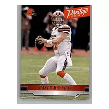 2019 Prestige Nfl 35 Baker Mayfield Cleveland Browns Tarjeta