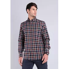 Camisa Escocesa Guy Laroche Glaif11ro