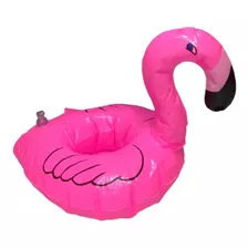 Inflable Porta Vasos Flamingo 10 Pieza Flotador Lata 
