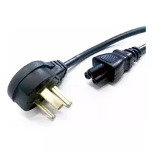 Cable Power Trebol Fuente Alimentación Cargador De Notebook